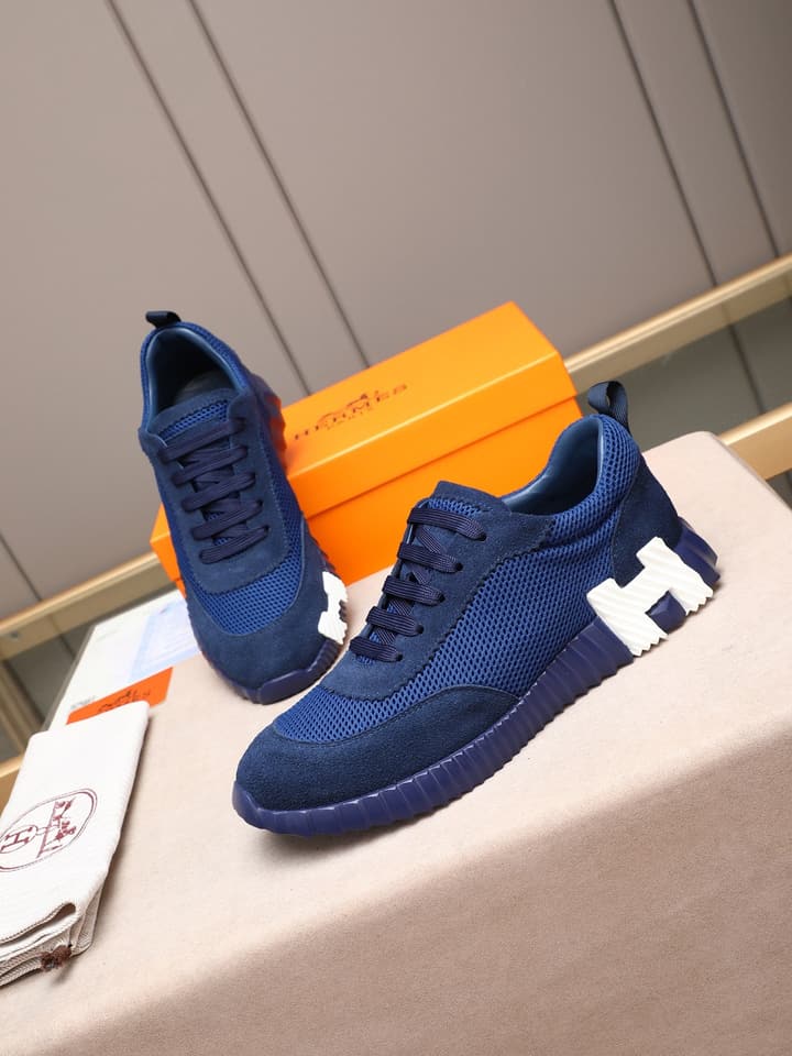 Hermès Bouncing Sport Sneakers in Dark Blue
