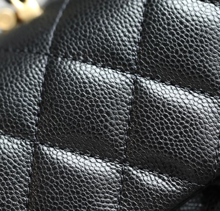 Chanel Leather-Threaded Handle CF Large Mini Bag – 25B Autumn/Winter Collection