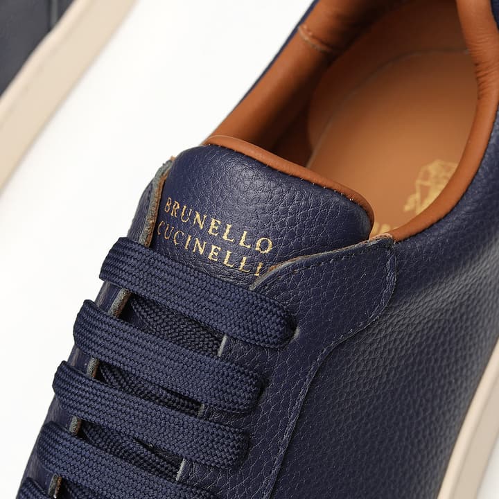 Brunello Cucinelli Men's Colorblock Driving Shoes – New Collection in Black Leather And Suede