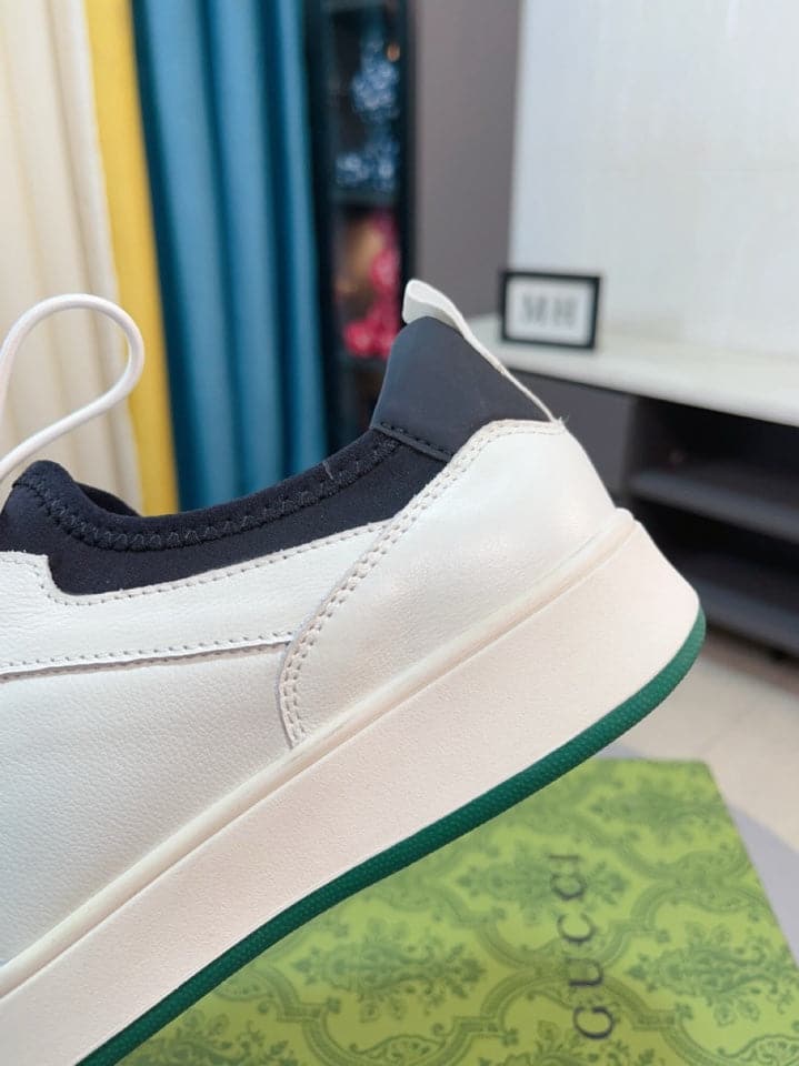 Gucci New Season Casual Fashion Sneakers in Black With Web Stripe