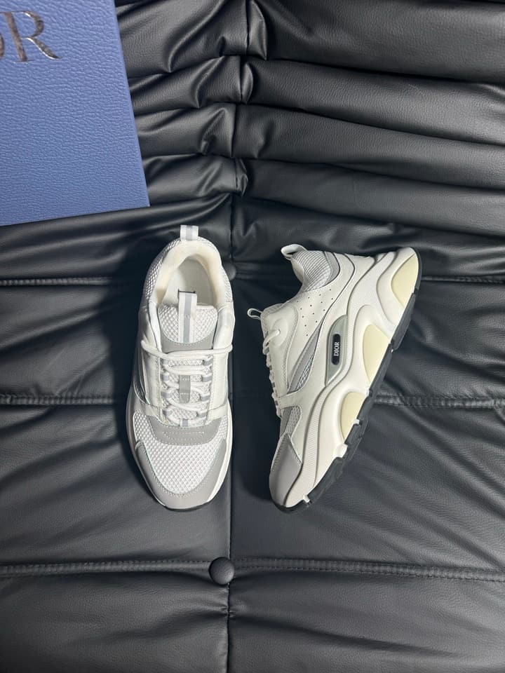 Dior B22 Calfskin Sneakers in Black