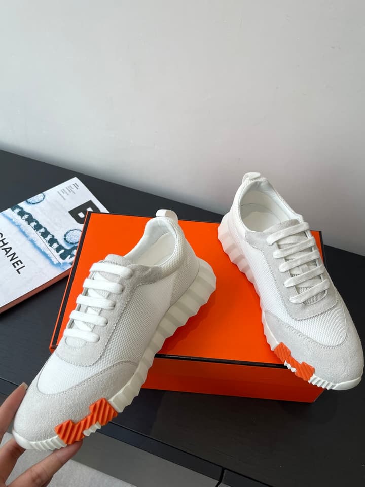 Hermès Classic Couple's Casual Sneakers in Black