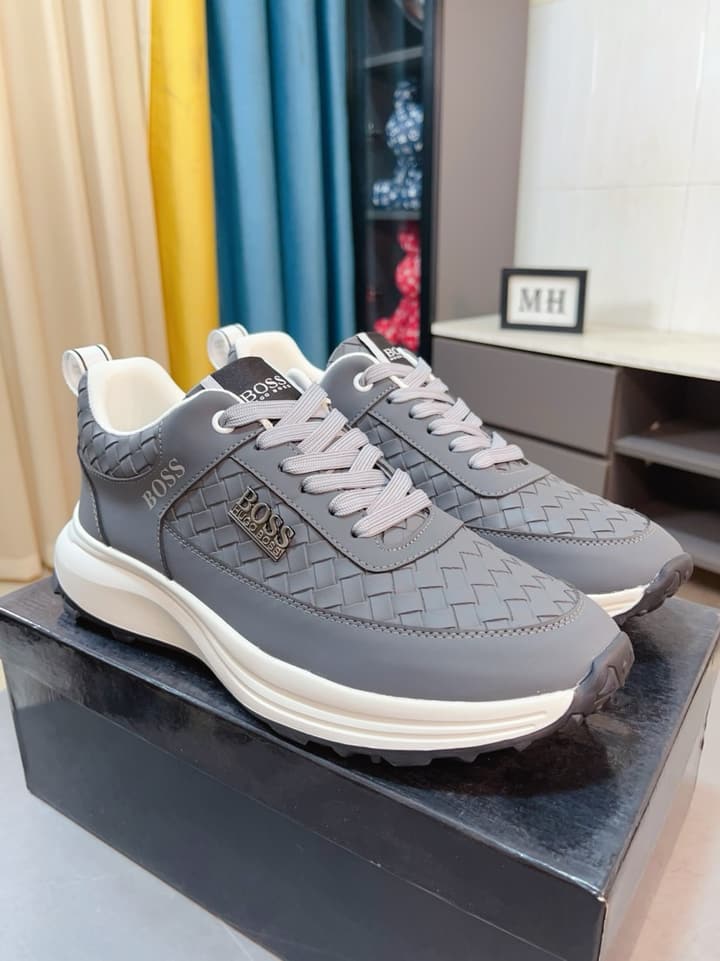 Boss Classic Suede and Waterproof Casual Sneakers