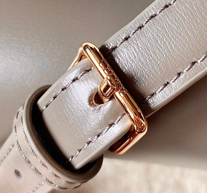 Celine Triomphe Box Calfskin Bag in Burnt Orange