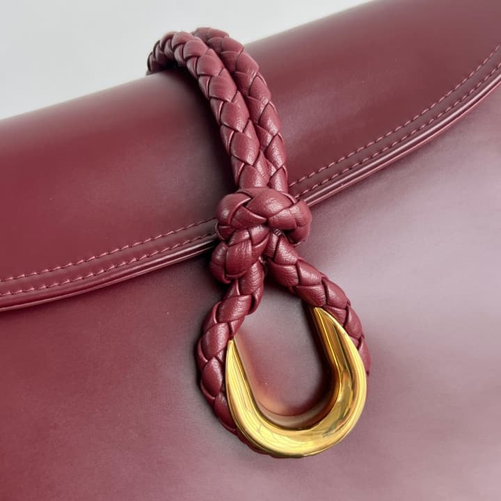 Bottega Veneta Medium Liberta Flap Crossbody Bag – Autumn/Winter Collection in Dark Espresso Brown