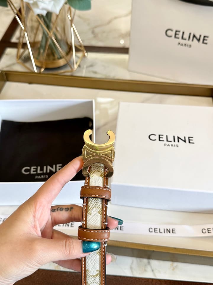Celine Classic Leather Belt – 2.5cm