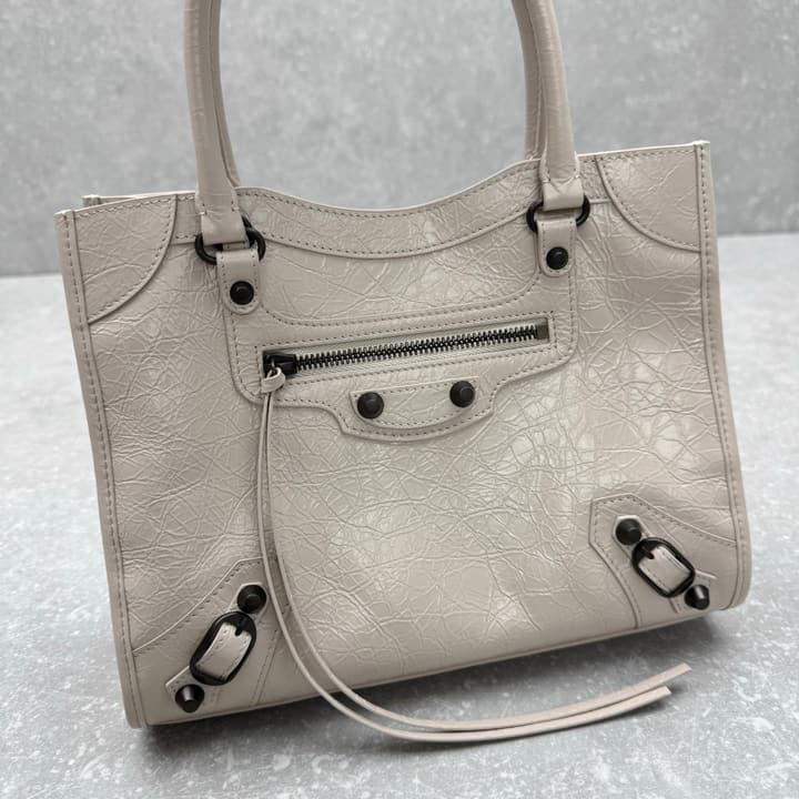 Balenciaga Le City Small Tote Bag – Almond in Almond