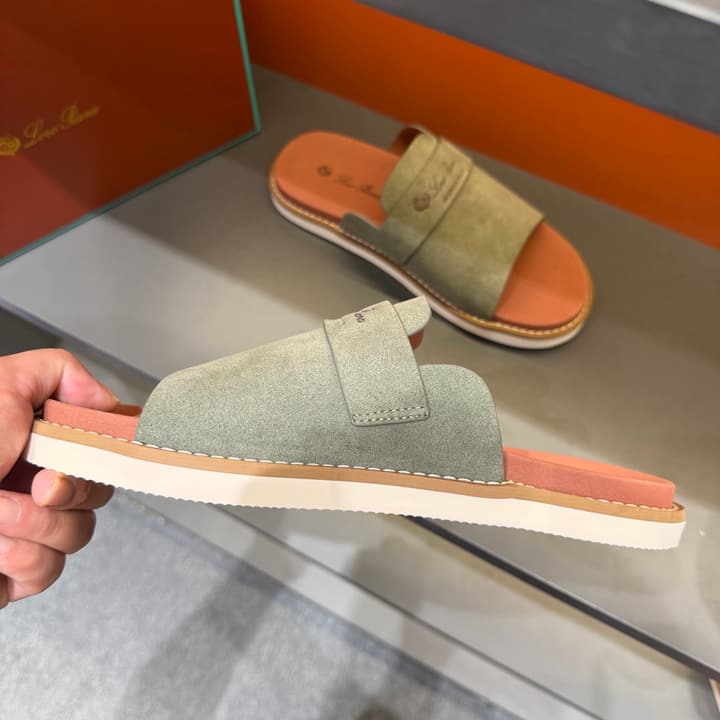 Loro Piana Summer Walk Crisscross Mules