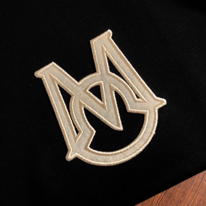 Moncler Embroidered Logo T-Shirt – 2026SS in Classic Black