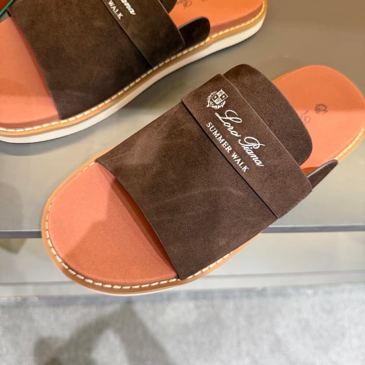Loro Piana Summer Walk Crisscross Mules