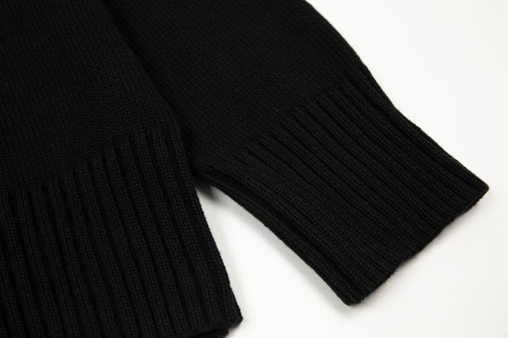 Ami Paris Classic Heart Embroidered Crewneck Sweater in Black