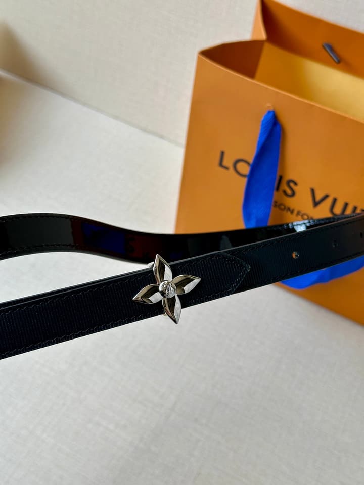 Louis Vuitton Iconic Reversible Monogram Belt in Gold Hardware