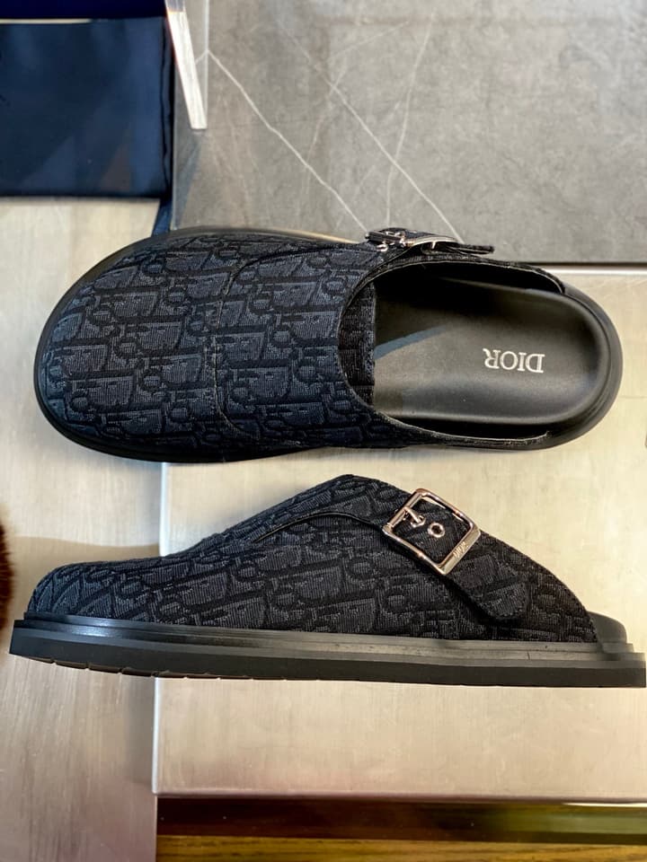 Dior Aqua Oblique Men's Mules