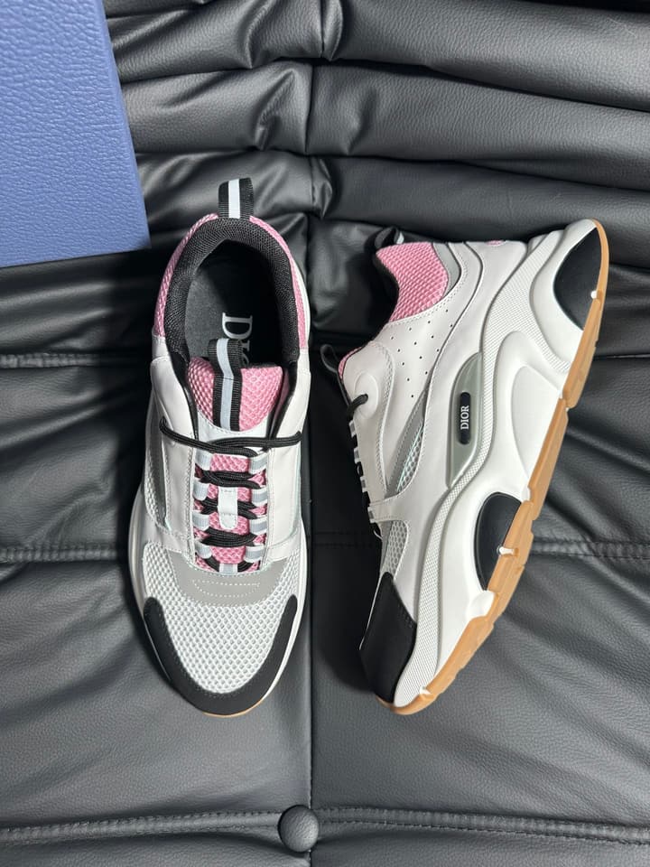 Dior B22 Calfskin Sneakers in Black