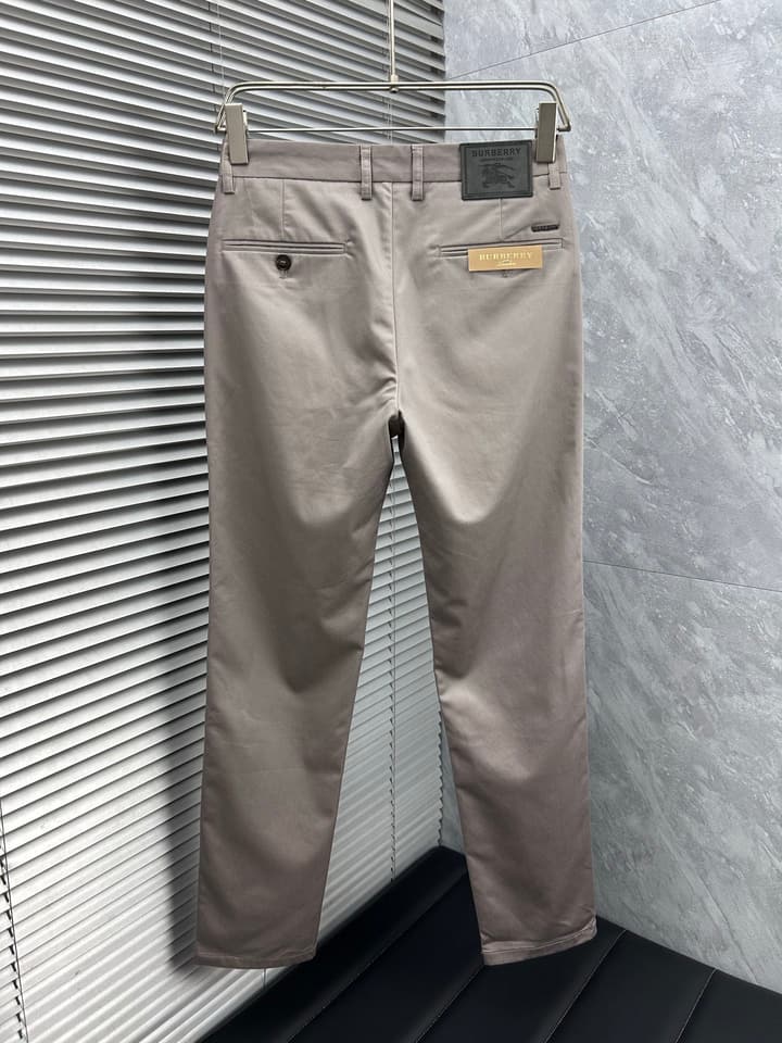 Burberry Tailored Casual Trousers – 2025SS in Camel Brown
