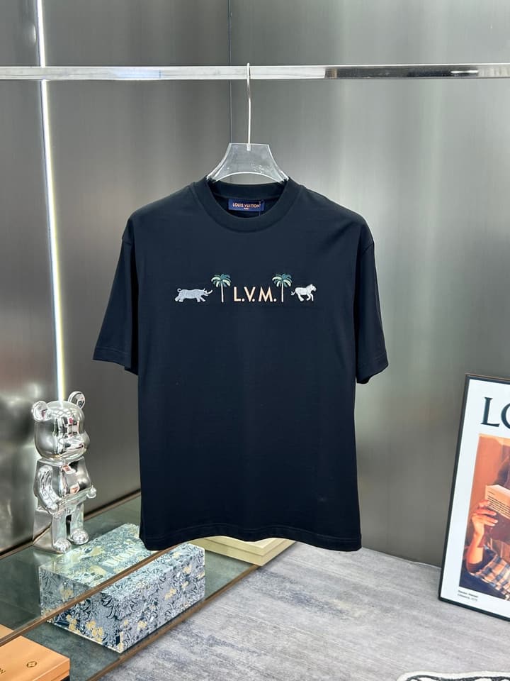 Louis Vuitton 2026 Hooded T-Shirt – 2026SS in Classic Black