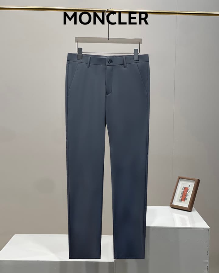 Moncler Men's Ice Silk Business Pants – 2025 Collection in Black