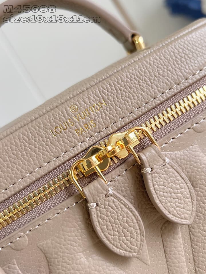 Louis Vuitton Vanity Small Handbag – Giant Monogram Embossed in Black