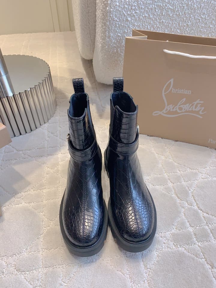 Christian Louboutin Chelsea Platform Ankle Boots