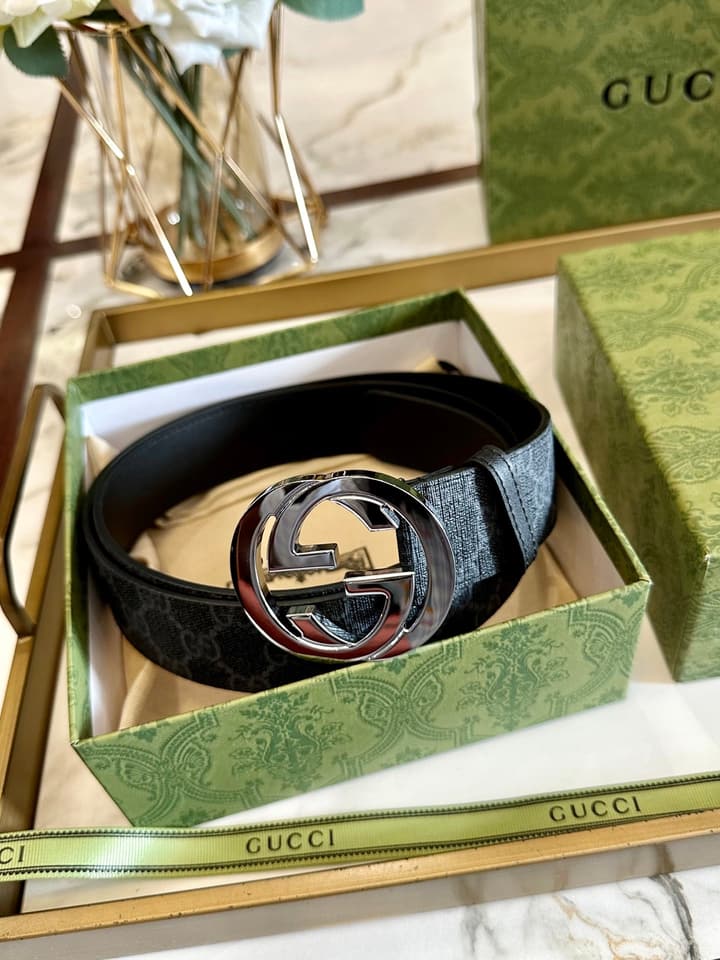 Gucci Classic Casual Leather Belt – 40mm