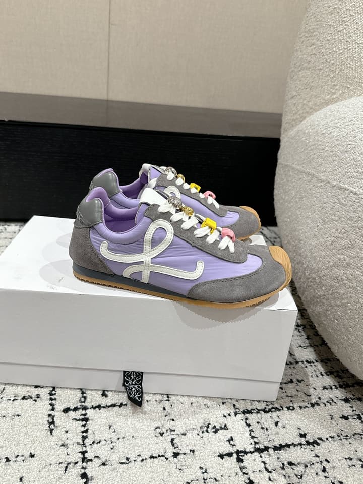 Loewe Ballet Runner 2.0 Unisex Sneakers – 2025 Collection in White And Light Blue