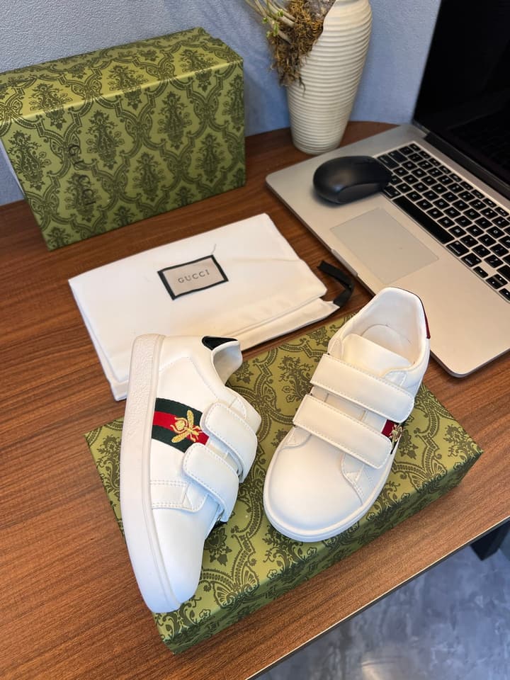 Gucci Kids Sheepskin-Lined Sneakers – Kids Collection