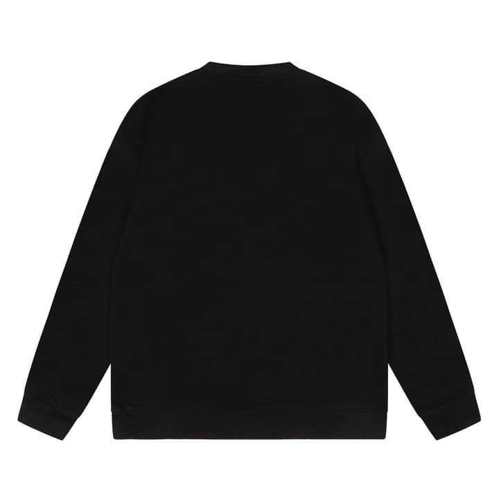 Loewe Center Letter Embroidered Crewneck Sweatshirt – 25SS in Black