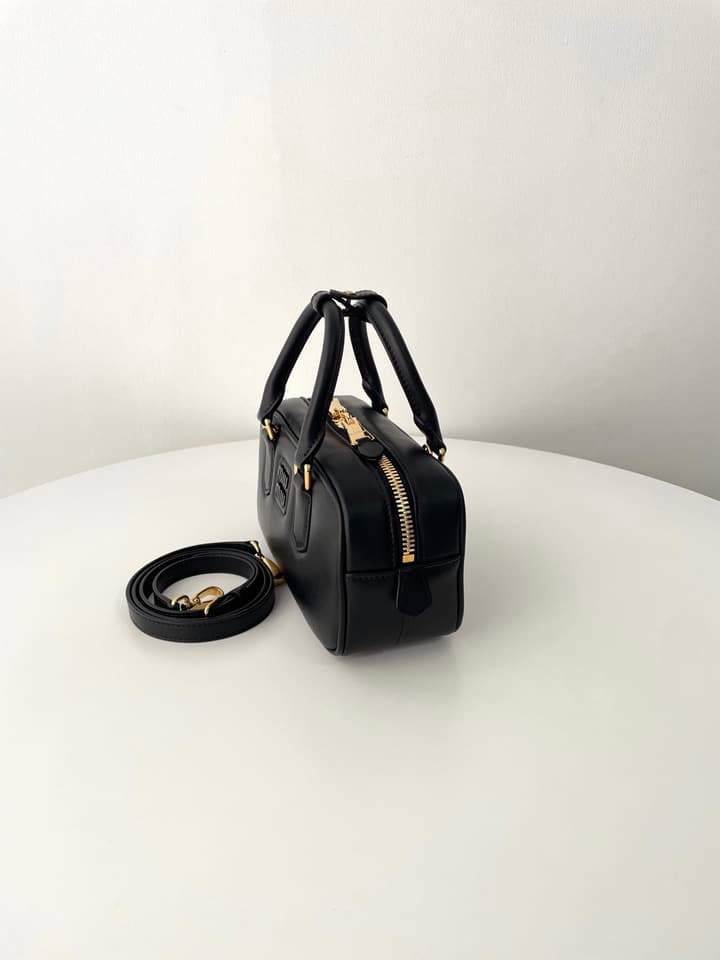 Miu Miu Bowling Bag in Black
