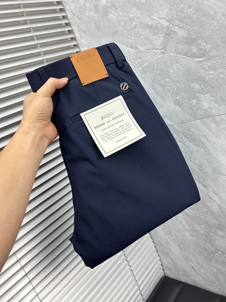Zegna Custom Casual Trousers – 2025SS in Black