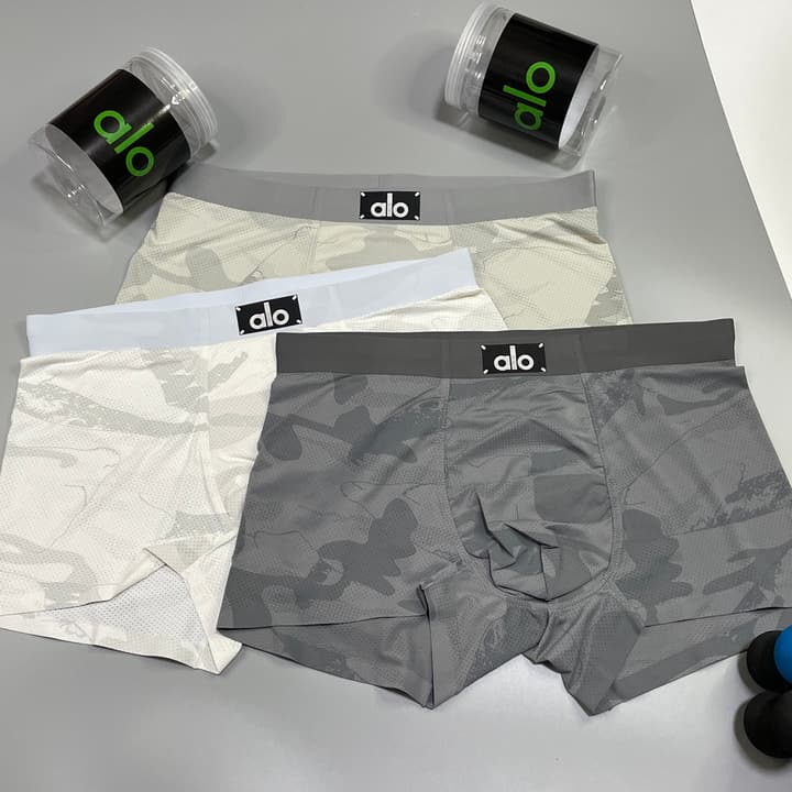 Alo Seamless Ice Silk Men's Underwear Box Set