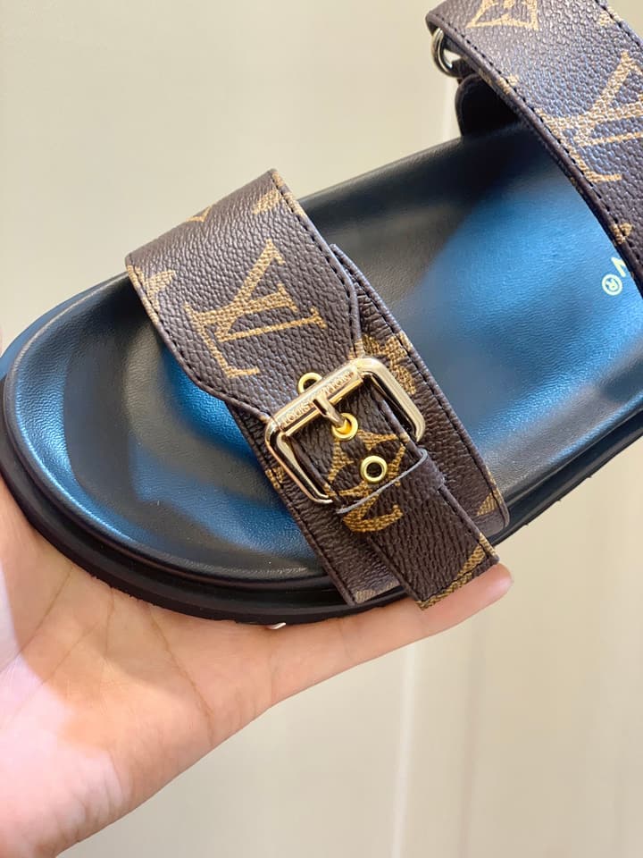 Louis Vuitton Denim Mules