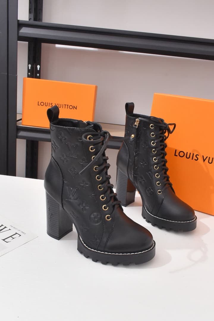 Louis Vuitton Classic High-Heeled Martin Boots