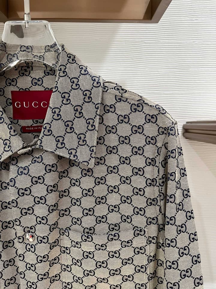Gucci Double G Jacquard Multi-Pocket Lapel Jacket – 24FW