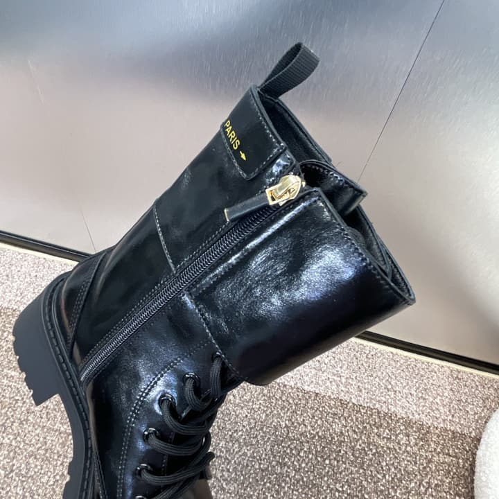 Dior D-Strike Pearl Platform Combat Boots – 2024 Autumn/Winter Collection