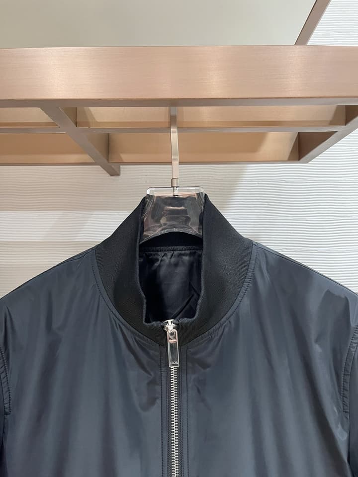 Dior Men's Casual Jacket – 2025FW in Dark Navy