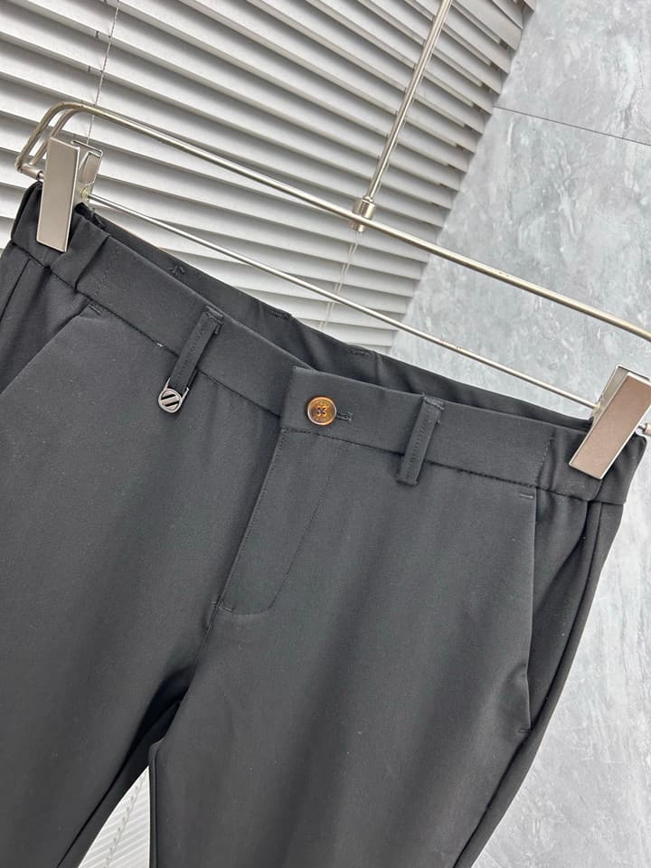 Zegna Custom Casual Trousers – 2025SS in Black