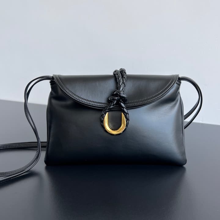 Bottega Veneta Small Liberta Handbag – 24FW in Classic Black