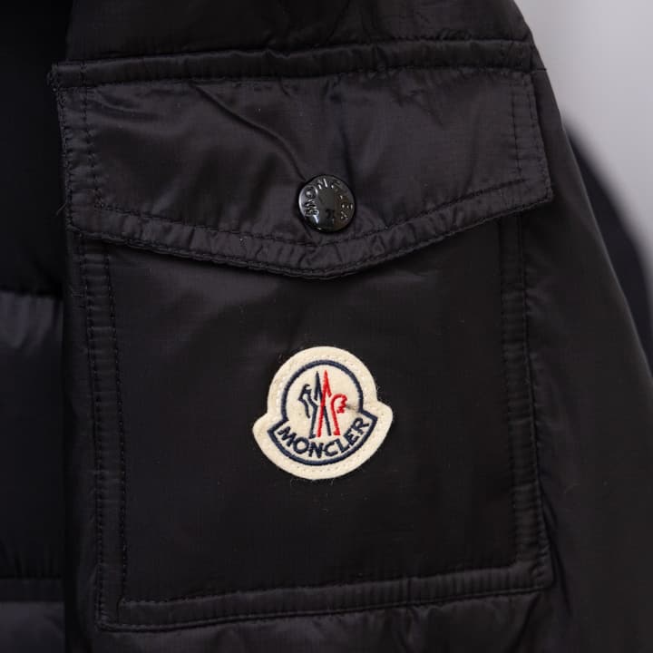Moncler Couyere Detachable Hood Down Jacket in Black Down Jacket
