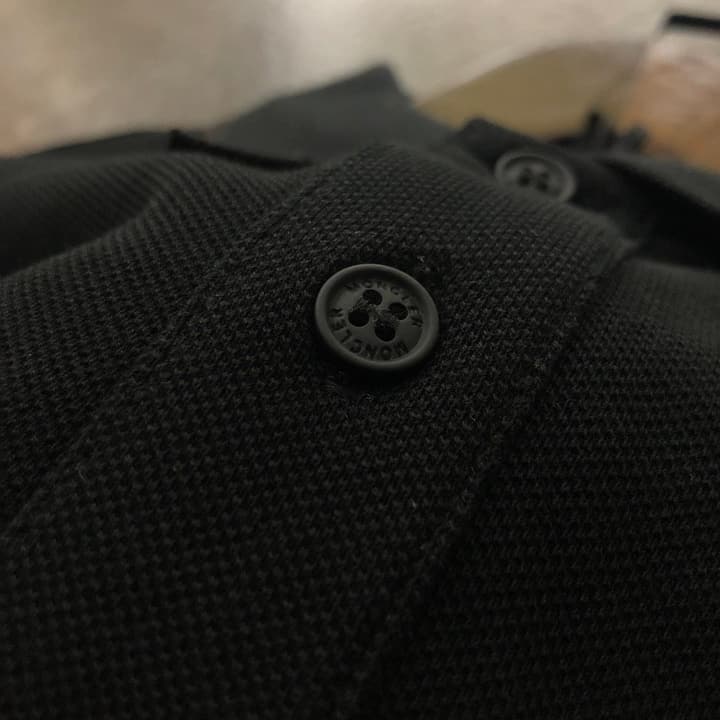 Moncler Classic Logo Back Print Polo Shirt – 2026SS in Black
