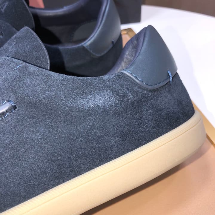 Zegna 232 Suede and Leather Sneakers