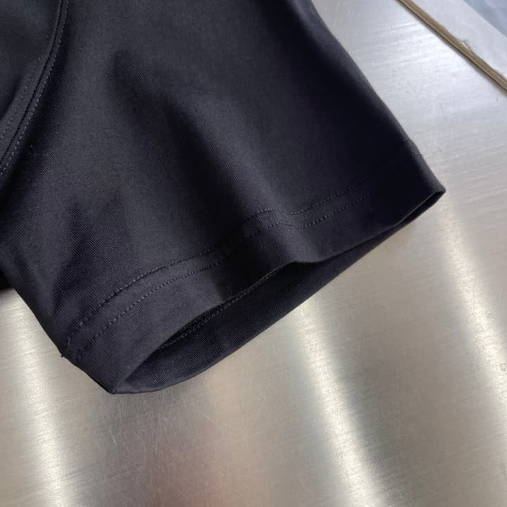 Loewe Pocket Embroidered Cotton T-Shirt in Black