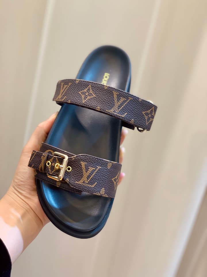 Louis Vuitton Denim Mules