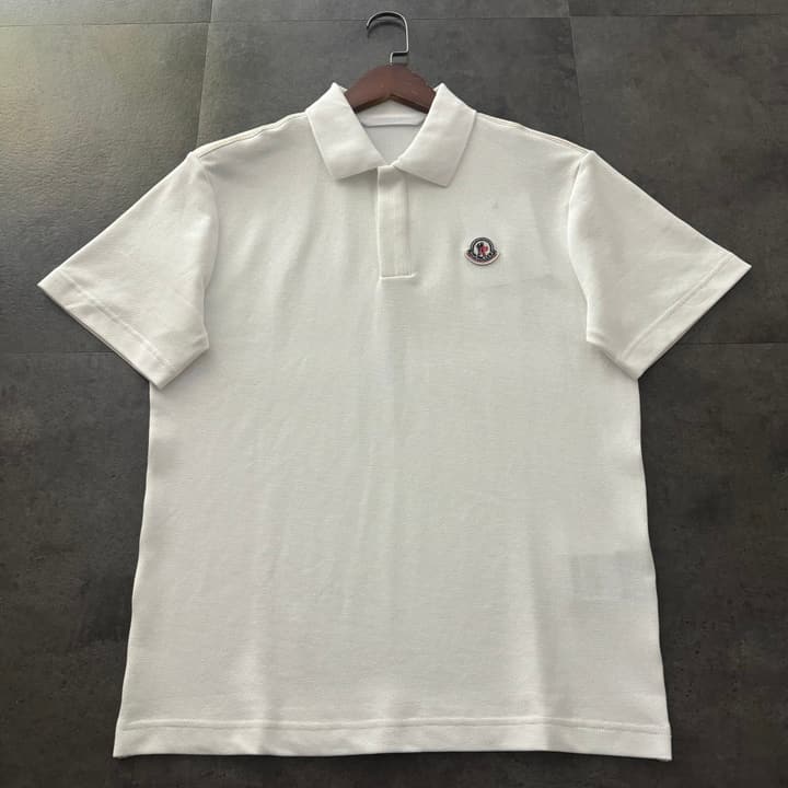 Moncler Logo Cotton Polo Shirt – 2026SS in Black
