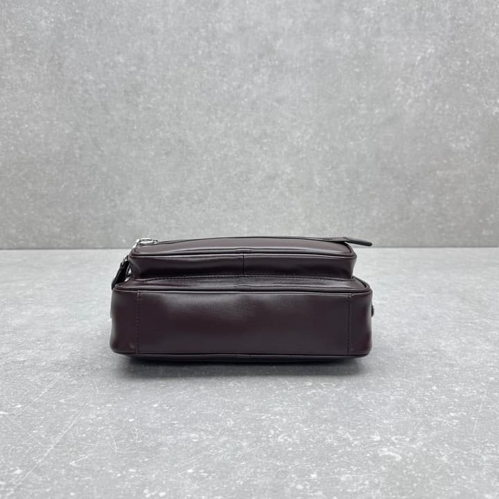 Acne Studios Retro Collapsed Camera Bag in Chocolate
