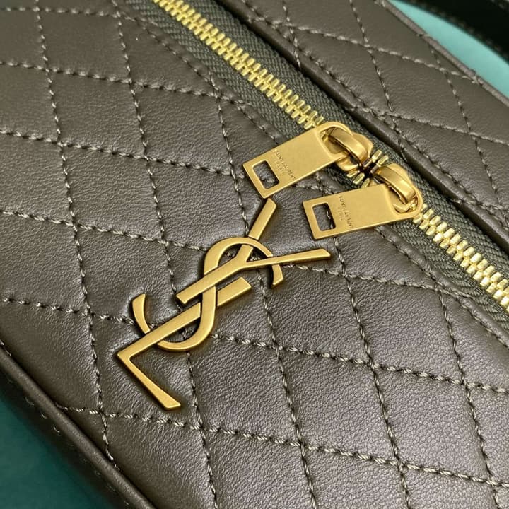 Saint Laurent Gaby Mini Vanity Bag in Apricot