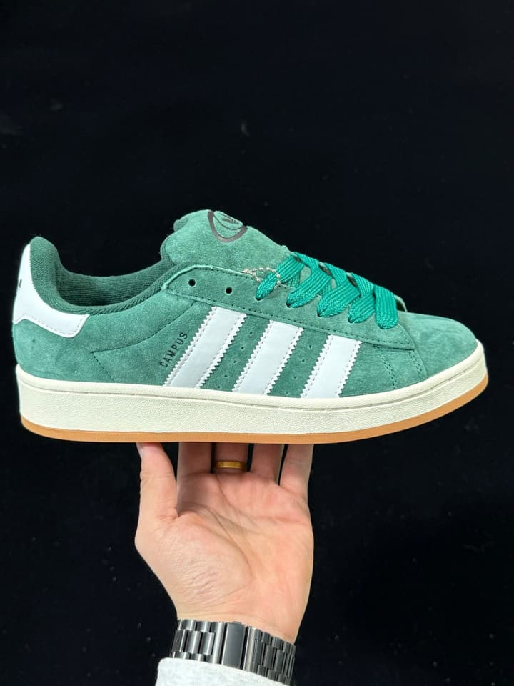 Adidas Originals Campus 00s Low-Top Sneakers in Black & White