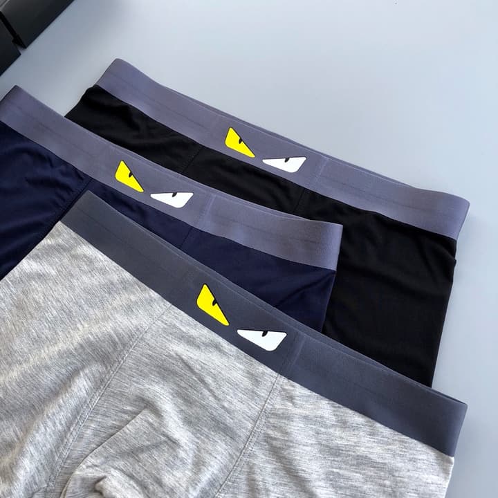 Fendi Seamless Modal Boxer Briefs 3-Pack