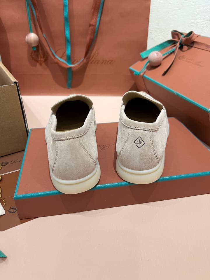 Loro Piana Classic Suede Mules