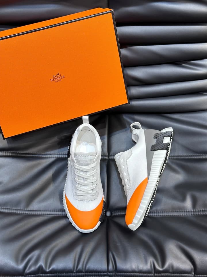Hermès Bouncing Sneakers in Charcoal