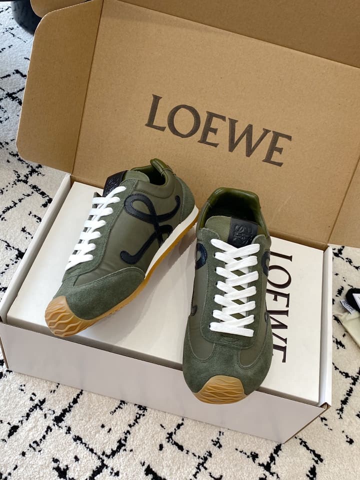Loewe Ballet Runner Sneakers in Charcoal Grey